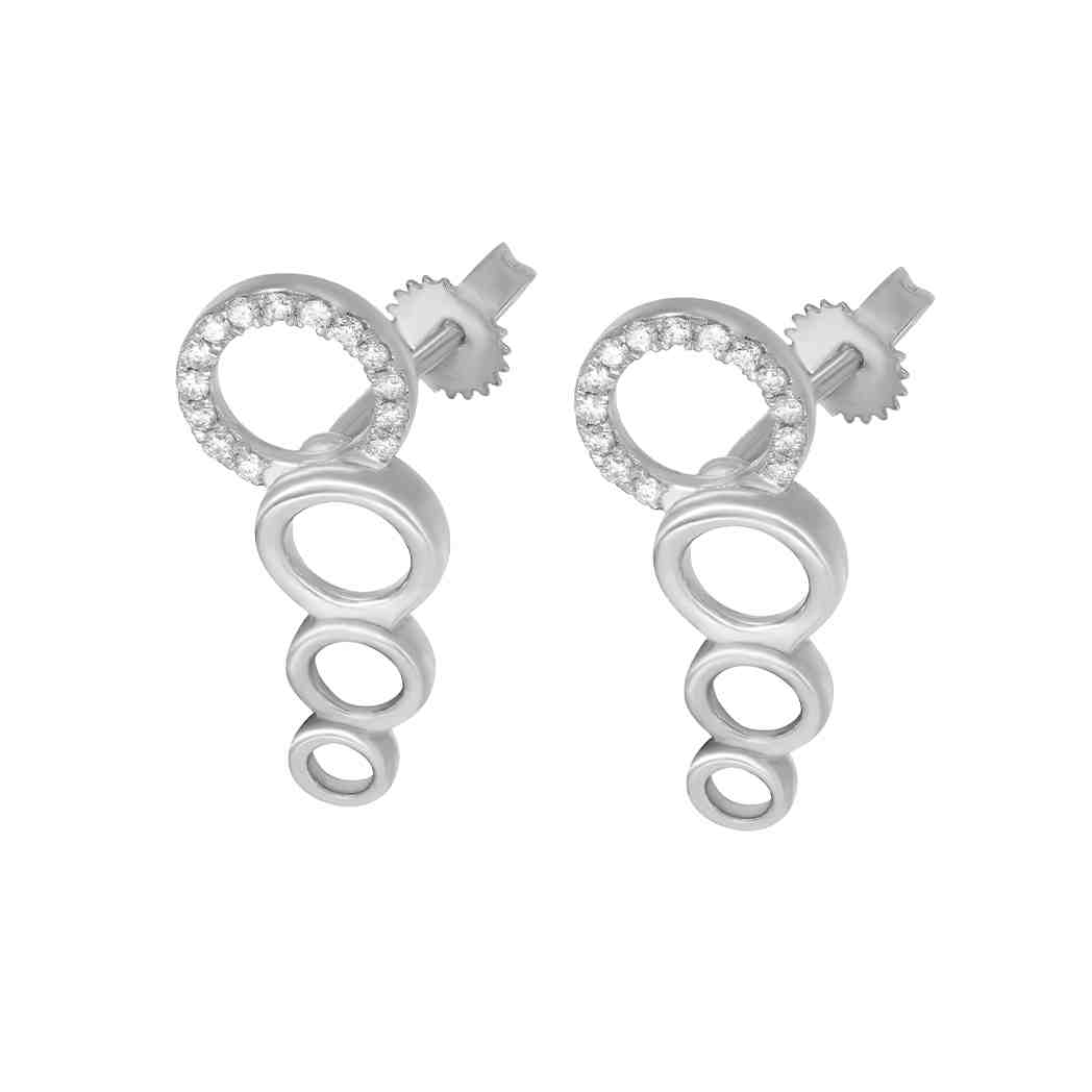 Round Shape Diamond Stud Earrings ER21656A